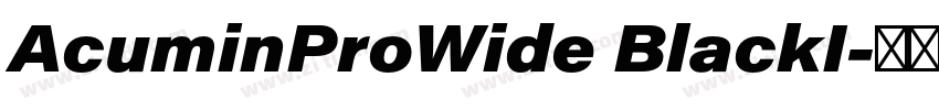 AcuminProWide BlackI字体转换 AcuminProWide BlackI字体转换